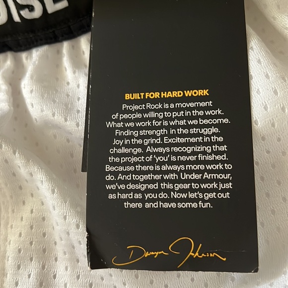 Under Armour Project Rock Training Shorts - Picture 4 of 5